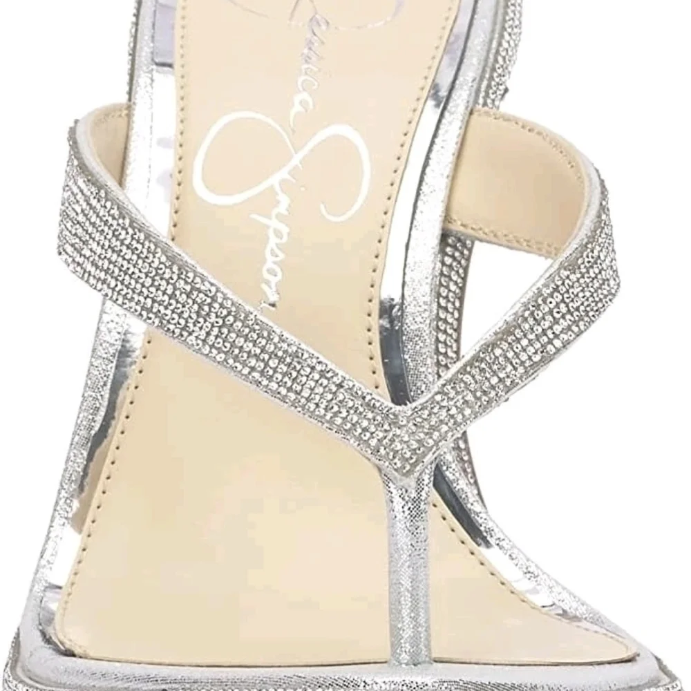 Elegant Silver Women's Heels